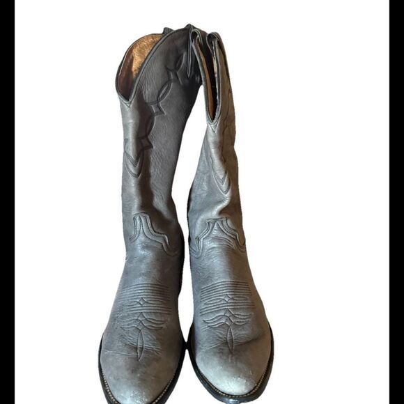 Abilene Western Cowboy Leather Men Boots Size 9.5D main image 6